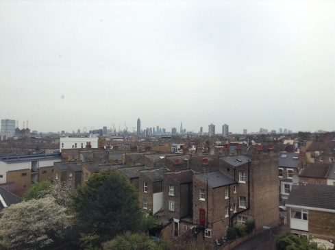 London skyline, seen from Lavender Hill, SW11