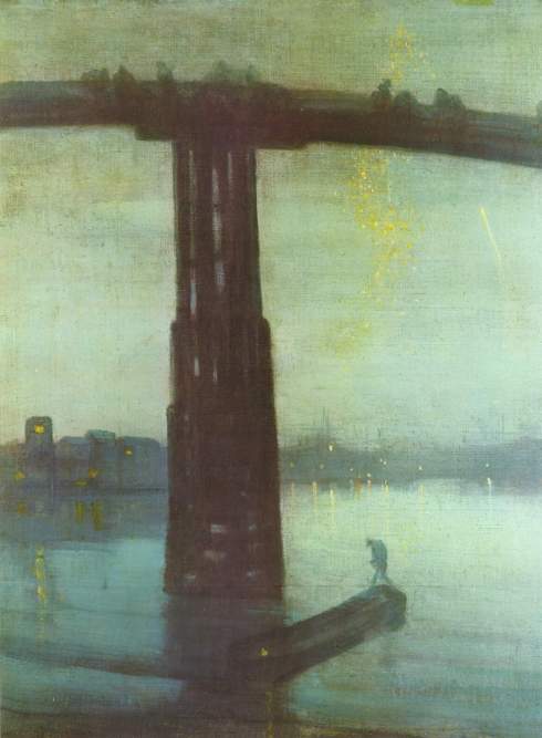 Nocturne: Blue and Gold - Old Battersea Bridge (James McNeill Whistler, c.1872-75)