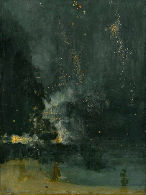 Nocturne in Black and Gold - The Falling Rocket (James McNeill Whistler, 1875) (Source: Wikimedia Commons)
